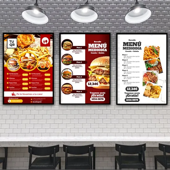 Marco iluminado de la foto de la función multi plástica de la caja de luz del tablero del menú del ABS LED A4