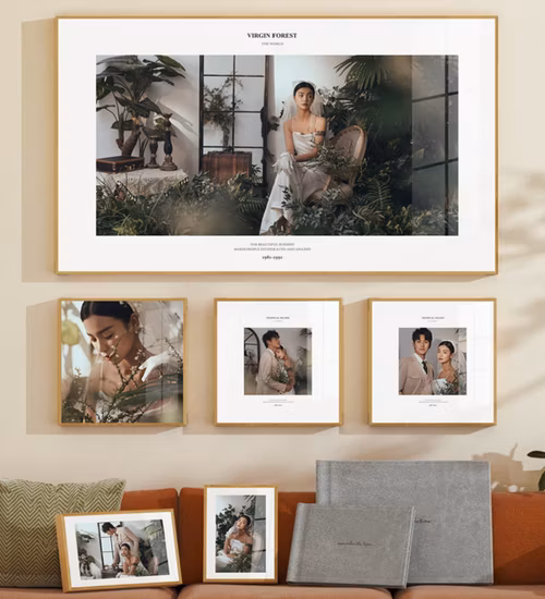 Venta al por menor de marcos de fotos de arte de madera MDF de tamaño estándar A4 A3 A2 A1 A0 (PF