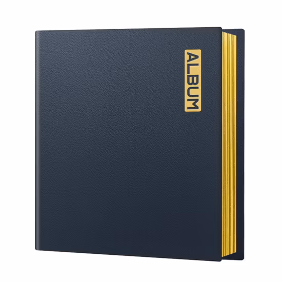 Álbum de fotos grande autoadhesivo, 20 páginas, bricolaje, álbumes de fotos adecuados para la familia, boda, bebé, viaje, cubierta de cuero PU