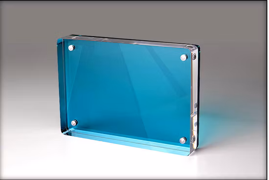 Marco de acrílico magnético/marco de fotos de acrílico de plástico PMMA